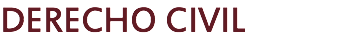 DERECHO CIVIL